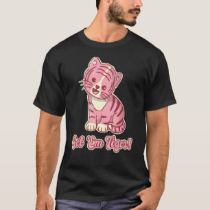 Camiseta Pink Preppy Go Get Em Tiger