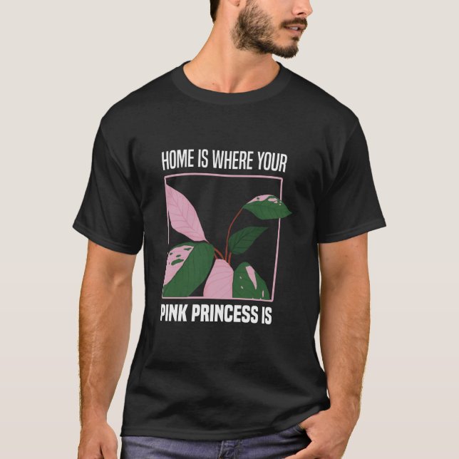 Camiseta Pink Princess Houseplant Hobby Gardener Gift Ideas (Anverso)
