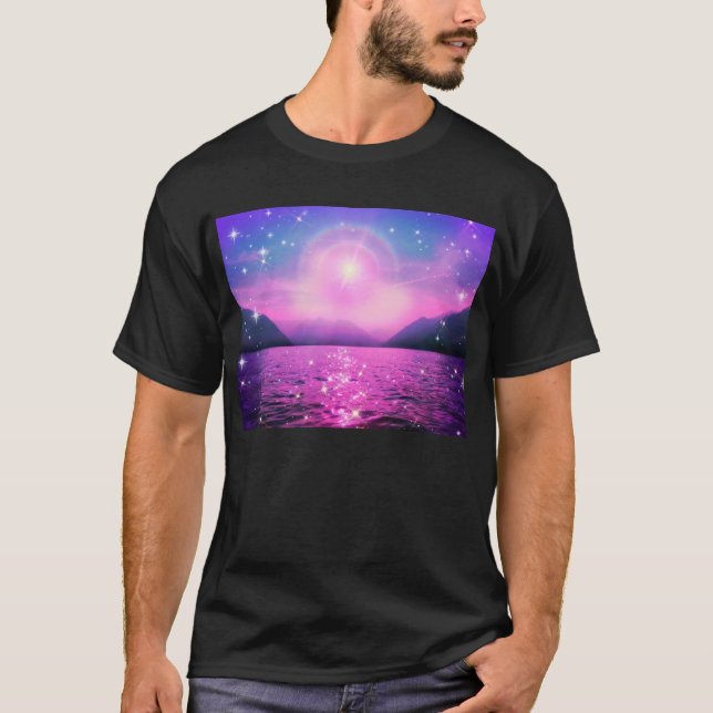 Camiseta Pink Purple Lake  (Anverso)