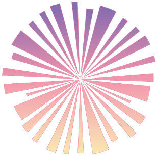 Camiseta Pink Purple Shine Sun Arte de brillo vi