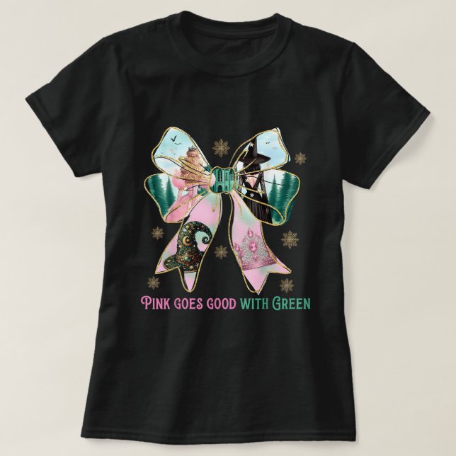 Camiseta Pink se hace bueno con los Chicas de brujas de Hal (Diseño del anverso)