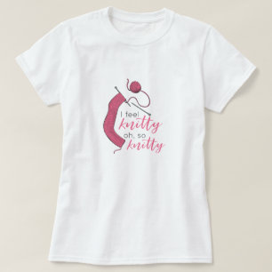 Camiseta Pink siento Knitty, Oh Tan Knitty