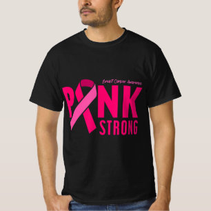 Camiseta Pink Strong Breast Cancer Awareness T-Shirt154