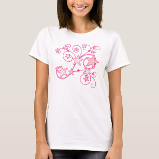 Camiseta Pink Swirly Works