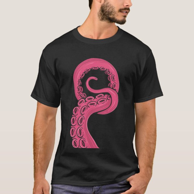 Camiseta Pink Tentacle (Anverso)