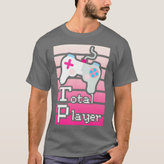 Camiseta Pink Total Player Gaming Design