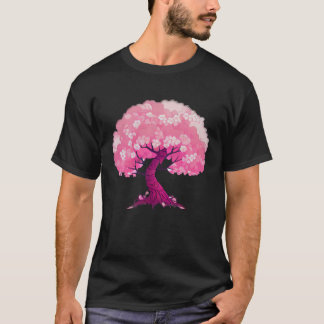 Camiseta Pink tree of life cherry blossom