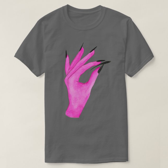 Camiseta Pink Trichy Hand Eyelash (Diseño del anverso)
