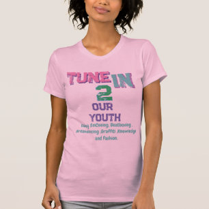 Camiseta Pink Tune In, Make Hip-Hop Great T Shirt