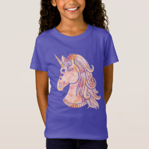 Camiseta Pink Watercolor Unicorn