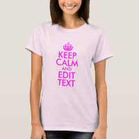 Pink y Magenta mantener la calma y editar texto
