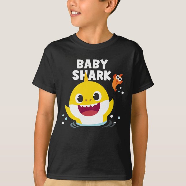 Camiseta Pinkfong Baby Shark con texto (Anverso)