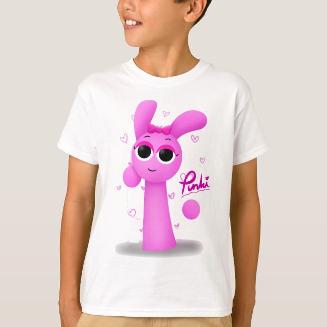 Camiseta Pinki en Sprunki 3D (Anverso)
