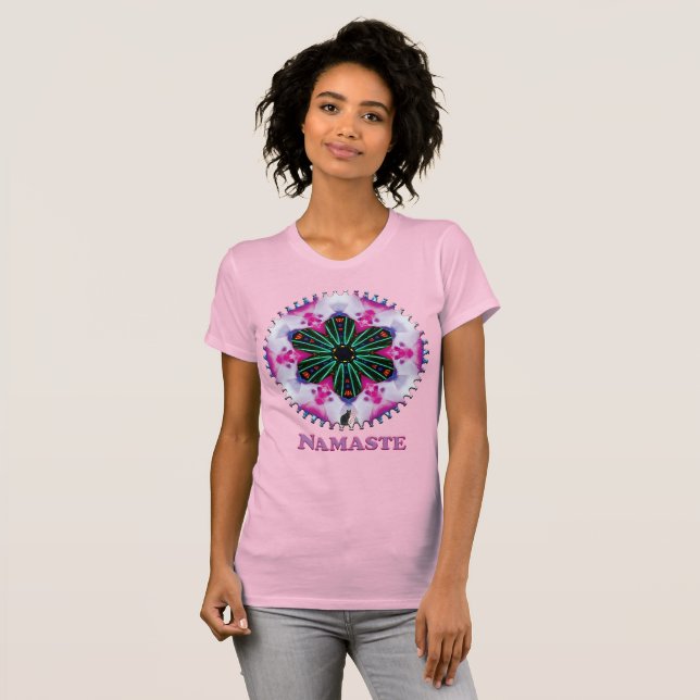 Camiseta Pinkie Namaste Kaleidoscope (Anverso completo)