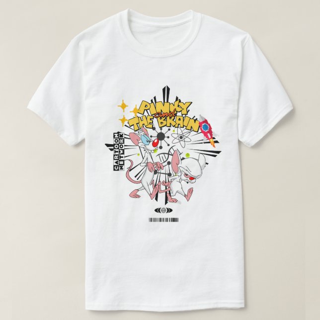 Camiseta Pinky and the Brain – Classic Cartoon Network Art (Diseño del anverso)