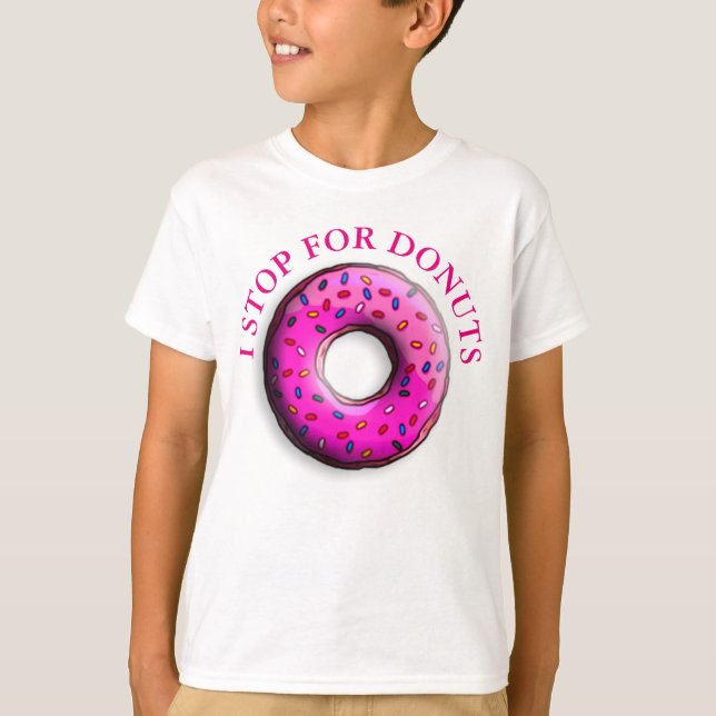 Camiseta Pinky Donut con rociadores coloridos + tus ideas (Anverso)