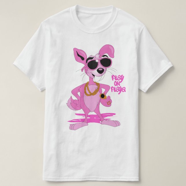 Camiseta Pinky el conejo (Diseño del anverso)