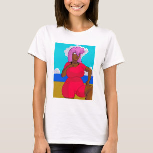 Camiseta Pinky huele la camiseta. 