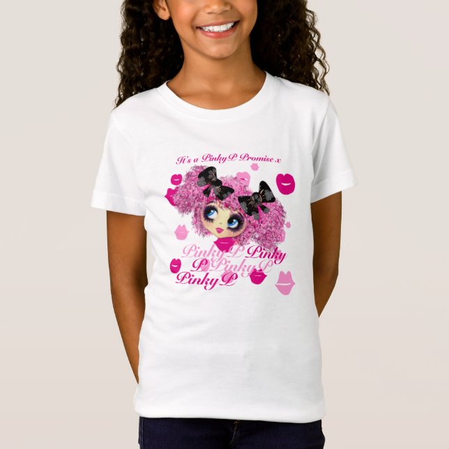 Camiseta Pinky Promise BFF regalos con Kawaii PinkyP (Anverso)