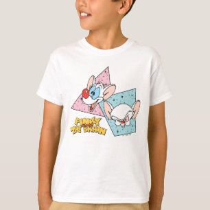Camiseta Pinky y el cerebro Gráficos de caracteres retro
