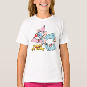 Camiseta Pinky y el cerebro   Gráficos de caracteres retro
