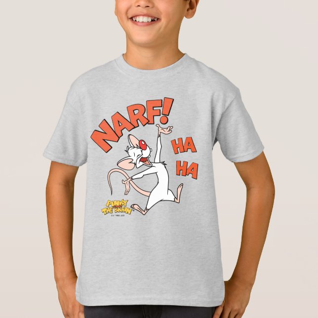 Camiseta Pinky y el cerebro | Pinky "Narf" (Anverso)
