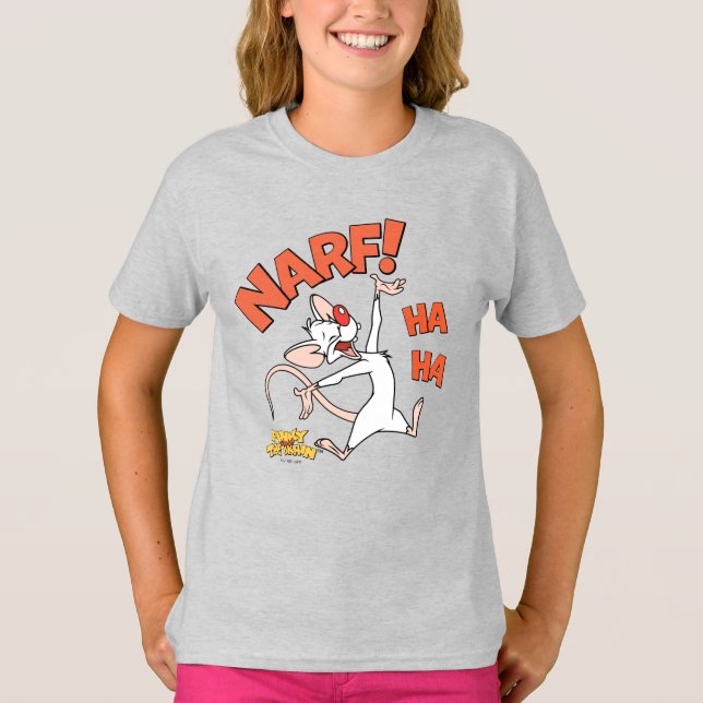 Camiseta Pinky y el cerebro | Pinky "Narf" (Anverso)