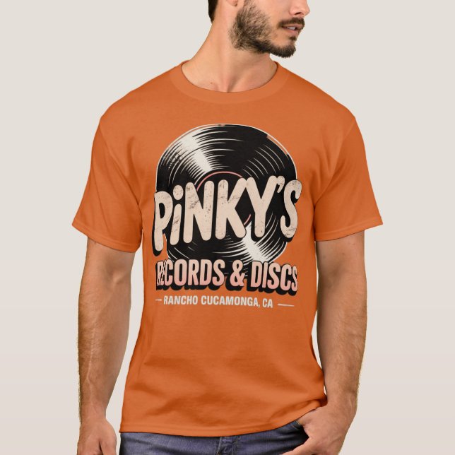 Camiseta Pinky's Records & Disks (Anverso)