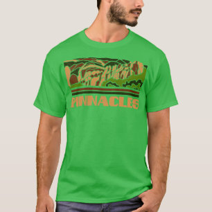 Camiseta Pinnacles Parque Nacional de Estados Unidos Gira P