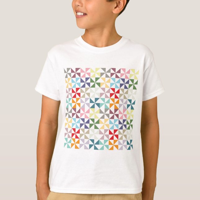 Camiseta Pinnillo geométrico colorido (Anverso)