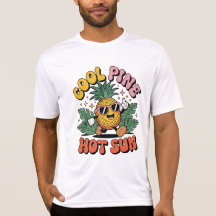 Pino Genial Sol Caluroso Vibraciones Retro de Piña
