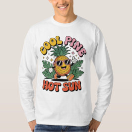 Camiseta Pino Genial Sol Caluroso Vibraciones Veraniegas de