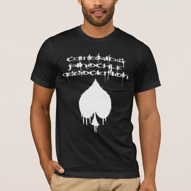 Camiseta Pinochle de la salpicadura (Anverso)