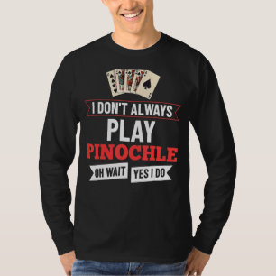 Camiseta Pinochle Game Rules Cards Double Decks Points