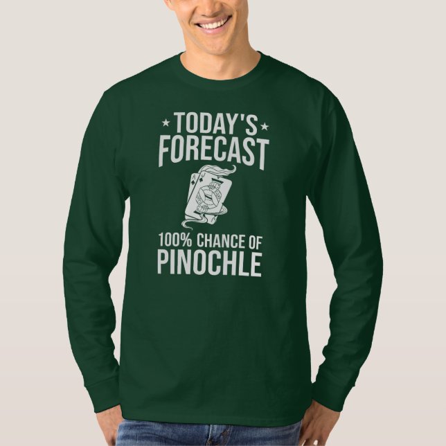 Camiseta Pinochle Game Rules Cards Double Decks Points (Anverso)