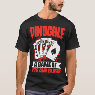 Camiseta Pinochle Wits And Bluffs Pinochle Card Game Pino