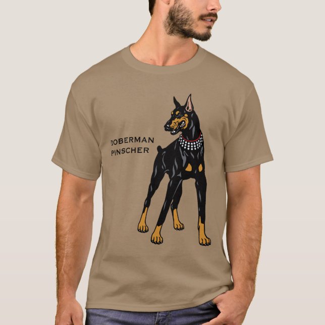 Camiseta piñón doberman (Anverso)