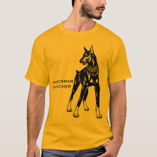 Camiseta piñón doberman