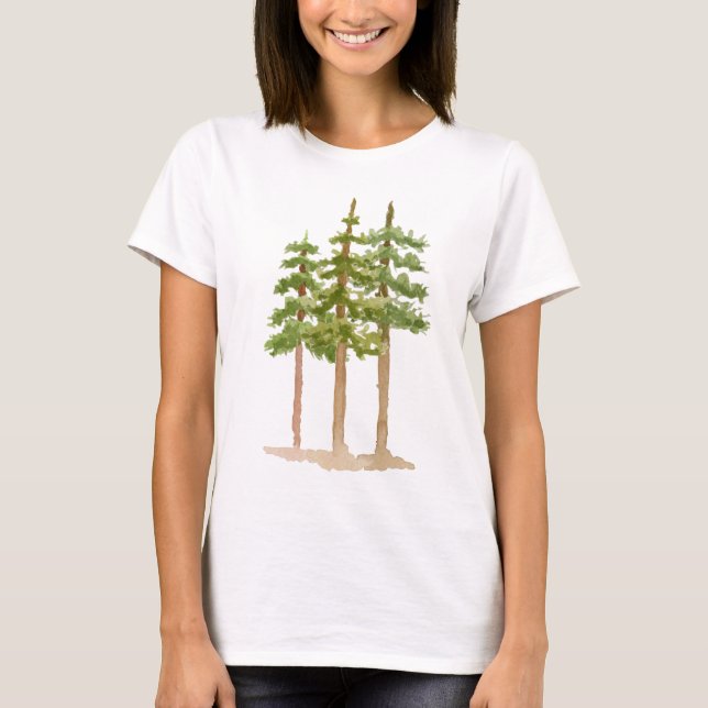 Camiseta Pinos (Anverso)