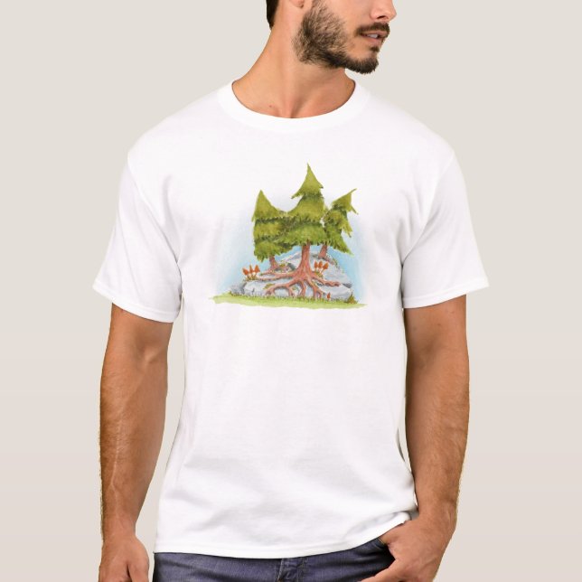 Camiseta Pinos (Anverso)