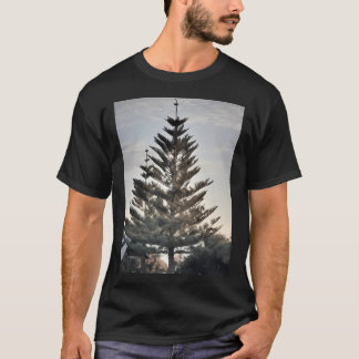 Camiseta Pinos De La Isla Norfolk Al Atardecer