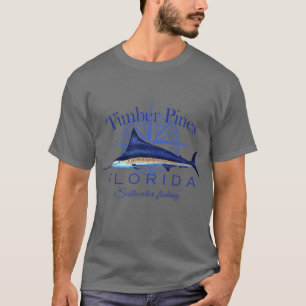 Camiseta Pinos de madera Florida Sailfish Saltwater F