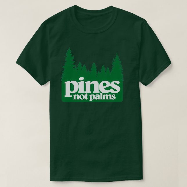 Camiseta pinos no palmeras Trimix (Diseño del anverso)