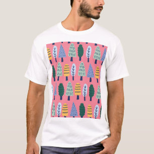 Camiseta Pinos pequeños: el patrón de los niños.