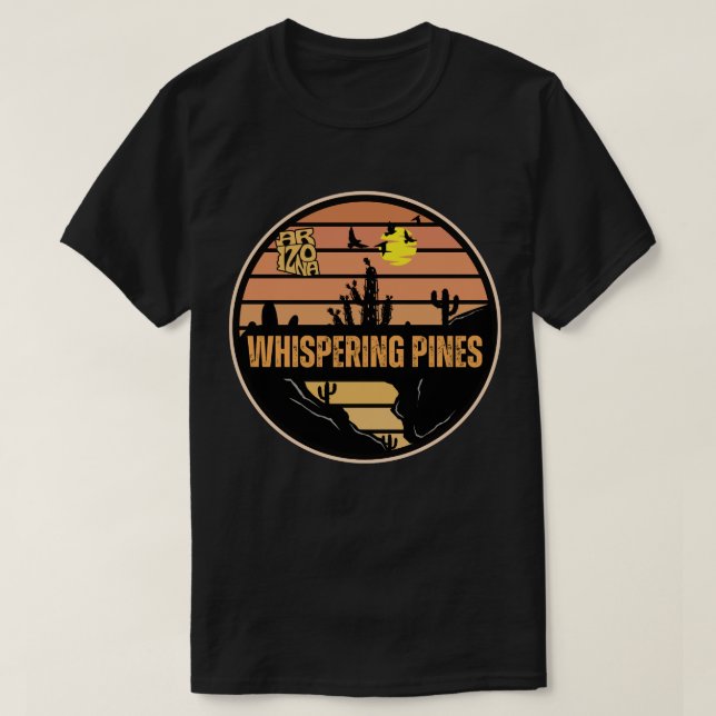 Camiseta Pinos Susurrantes, Arizona (Diseño del anverso)