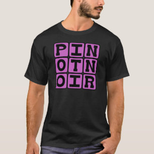 Camiseta Pinot Noir, Vino Rojo