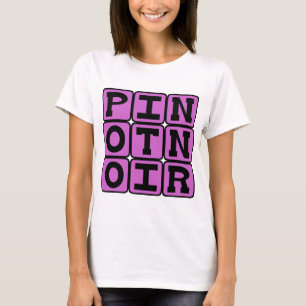 Camiseta Pinot Noir, Vino Tinto