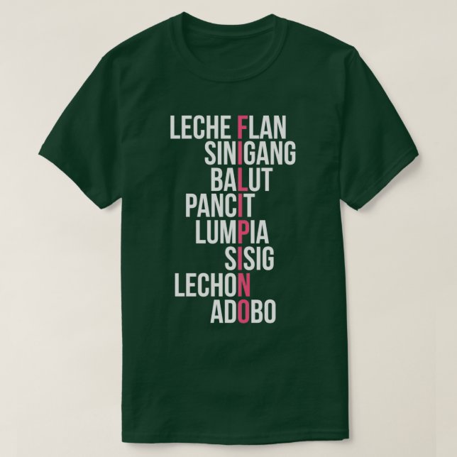 Camiseta Pinoy Adobo (Diseño del anverso)