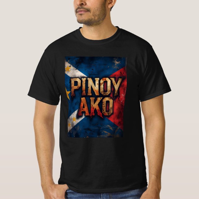 Camiseta Pinoy Ako Philippines Pride T-Shirt (Anverso)