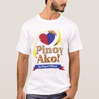 Camiseta ¡Pinoy Ako! Sa Puso't Diwa (soy FIlipino de memori